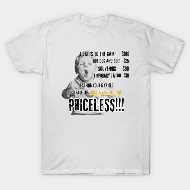 PRICELESS!!!, NFL, Sports Fan T-Shirt by Riff Raff Graffix